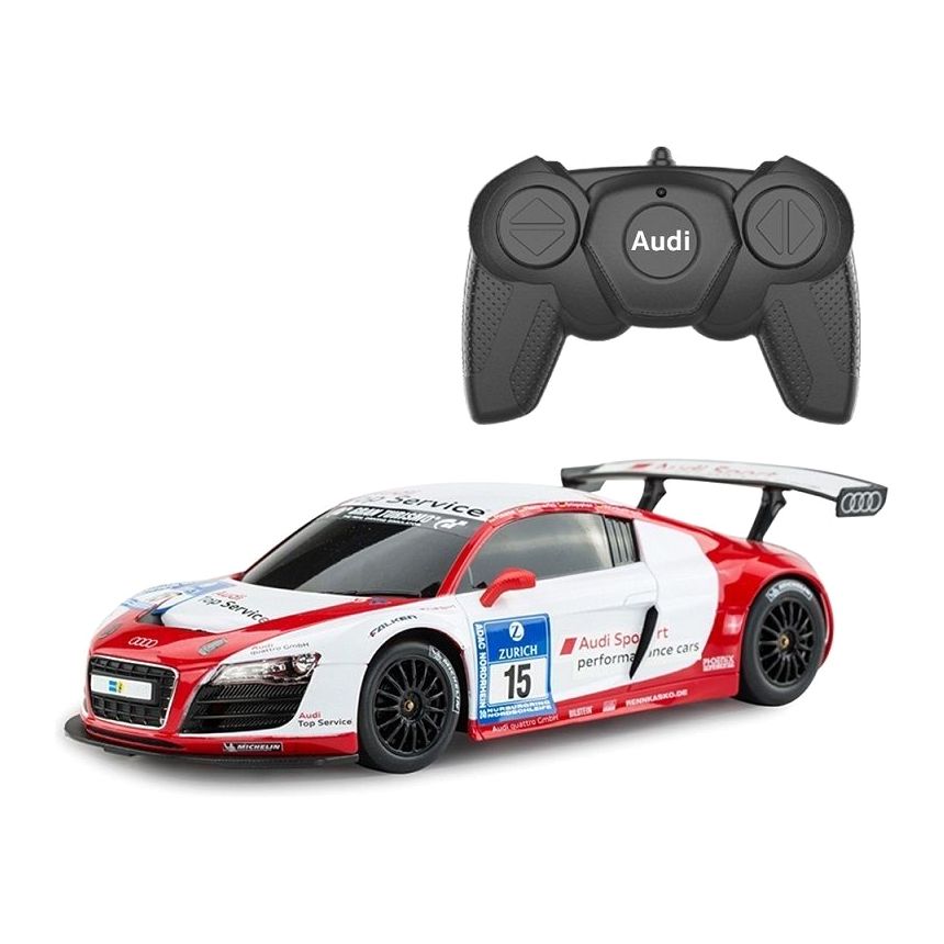 Rastar Audi R8 LMS 1:18 Scale R/C Car - White