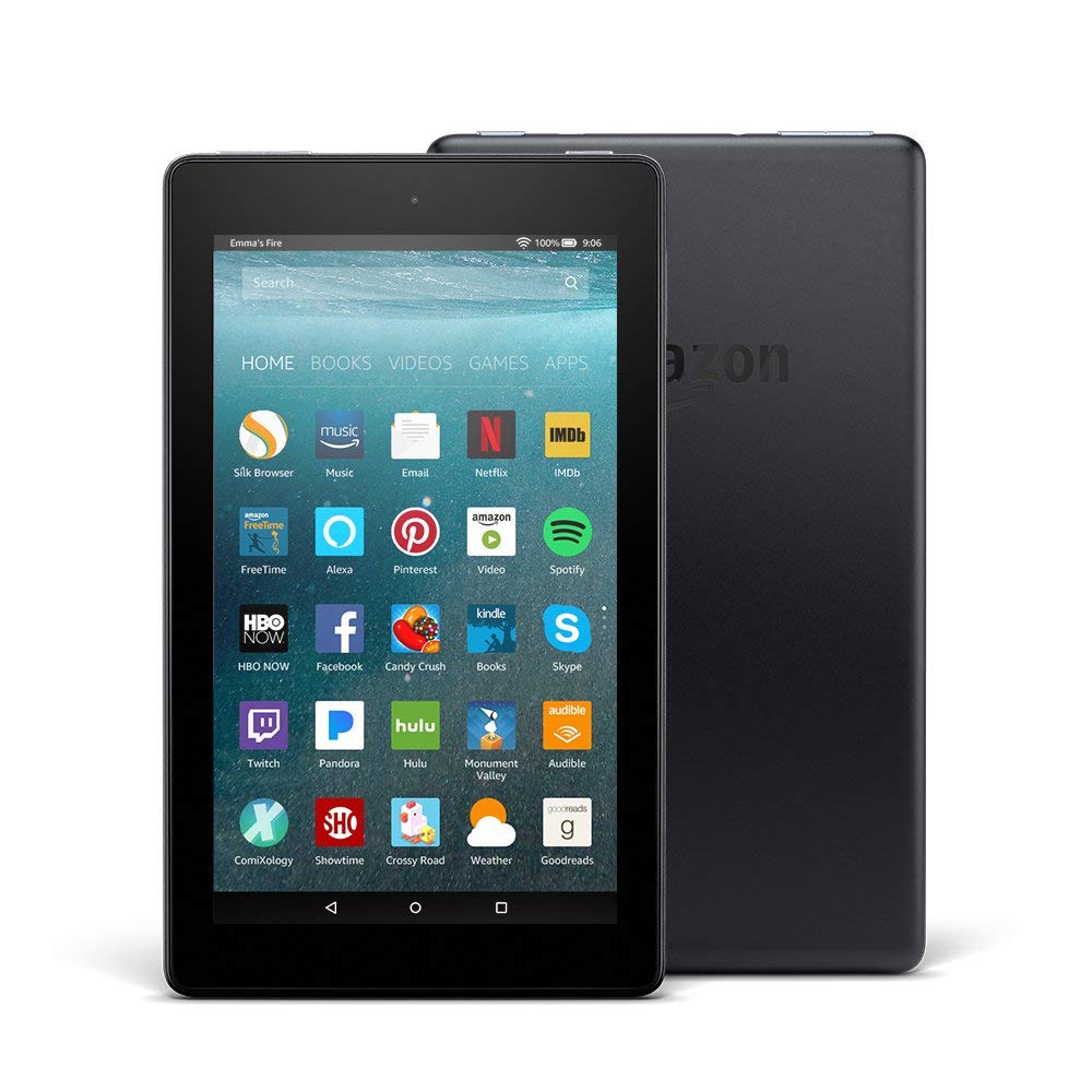 Amazon Fire 7 8GB Black Tablet with Alexa (7th Gen)