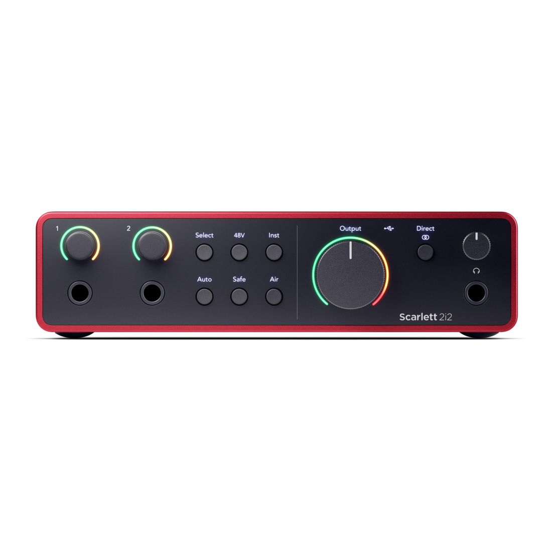 Focusrite Scarlett 2I2 4th Gen USB Audio Interface - Red & Black