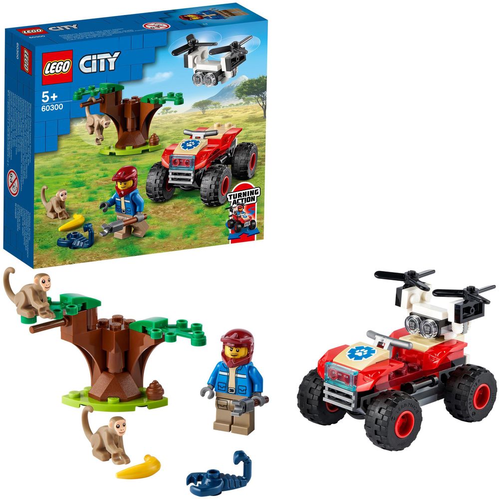 LEGO City Wildlife Rescue ATV Car Toy 60300