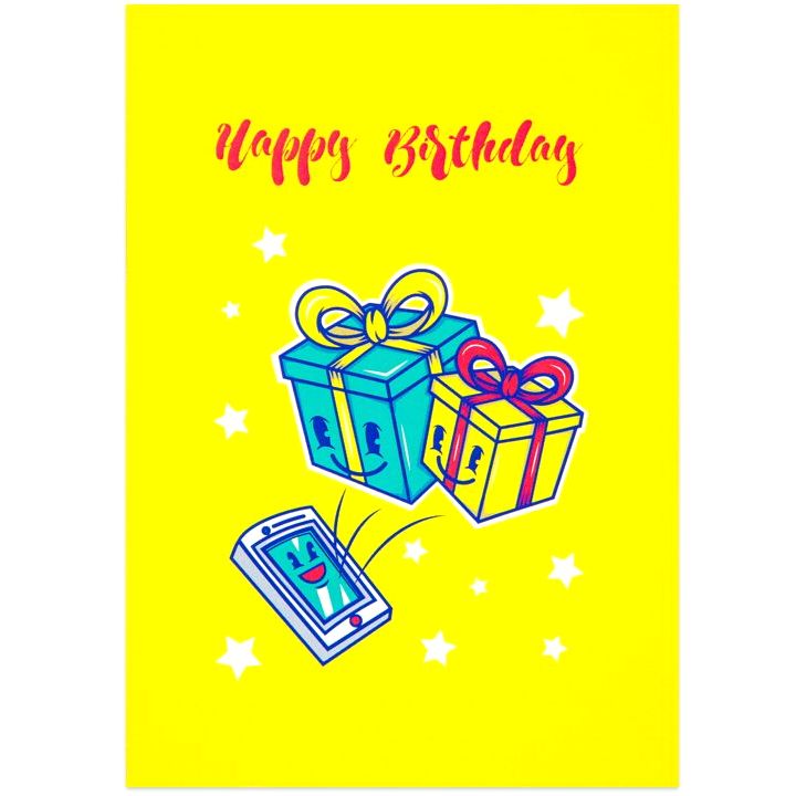StoryChips Birthday Gifts Greeting Card