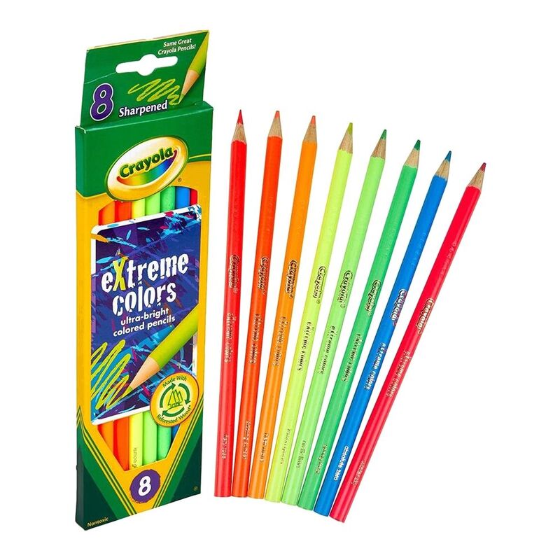 Crayola Extreme Colors Colored Pencils (Set of 8)