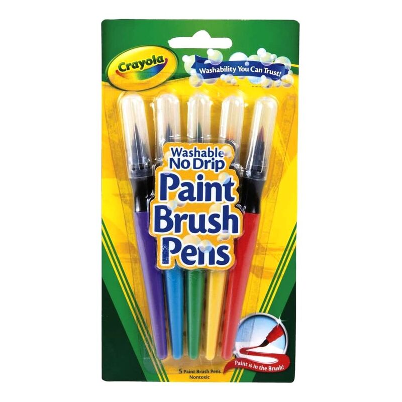 Crayola Paint Brush Pen Colors (Set of 5)