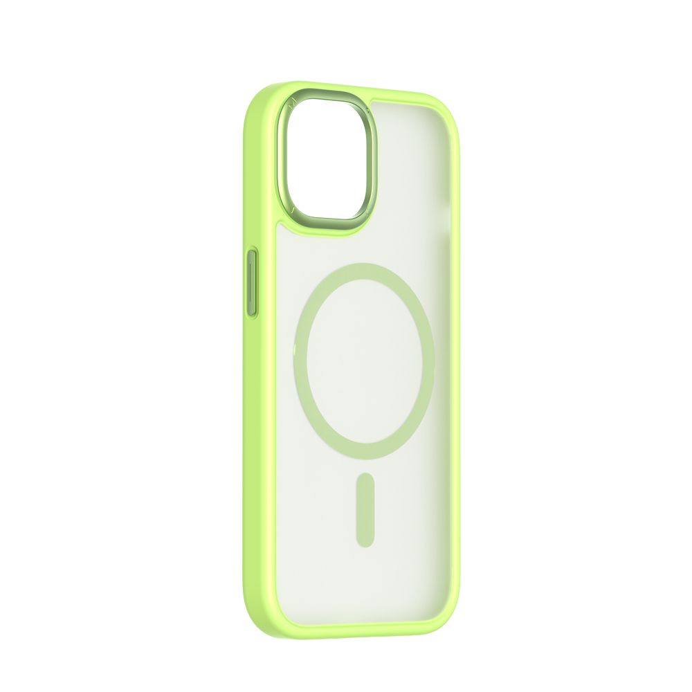 Momax Play Magnetic Case For iPhone 15 Pro Max 6.7-Inch - Green
