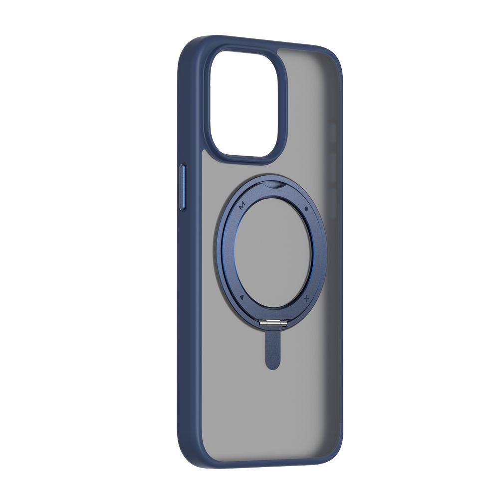 Momax Roller Magnetic Case For iPhone 15 Pro 6.1-Inch - Blue