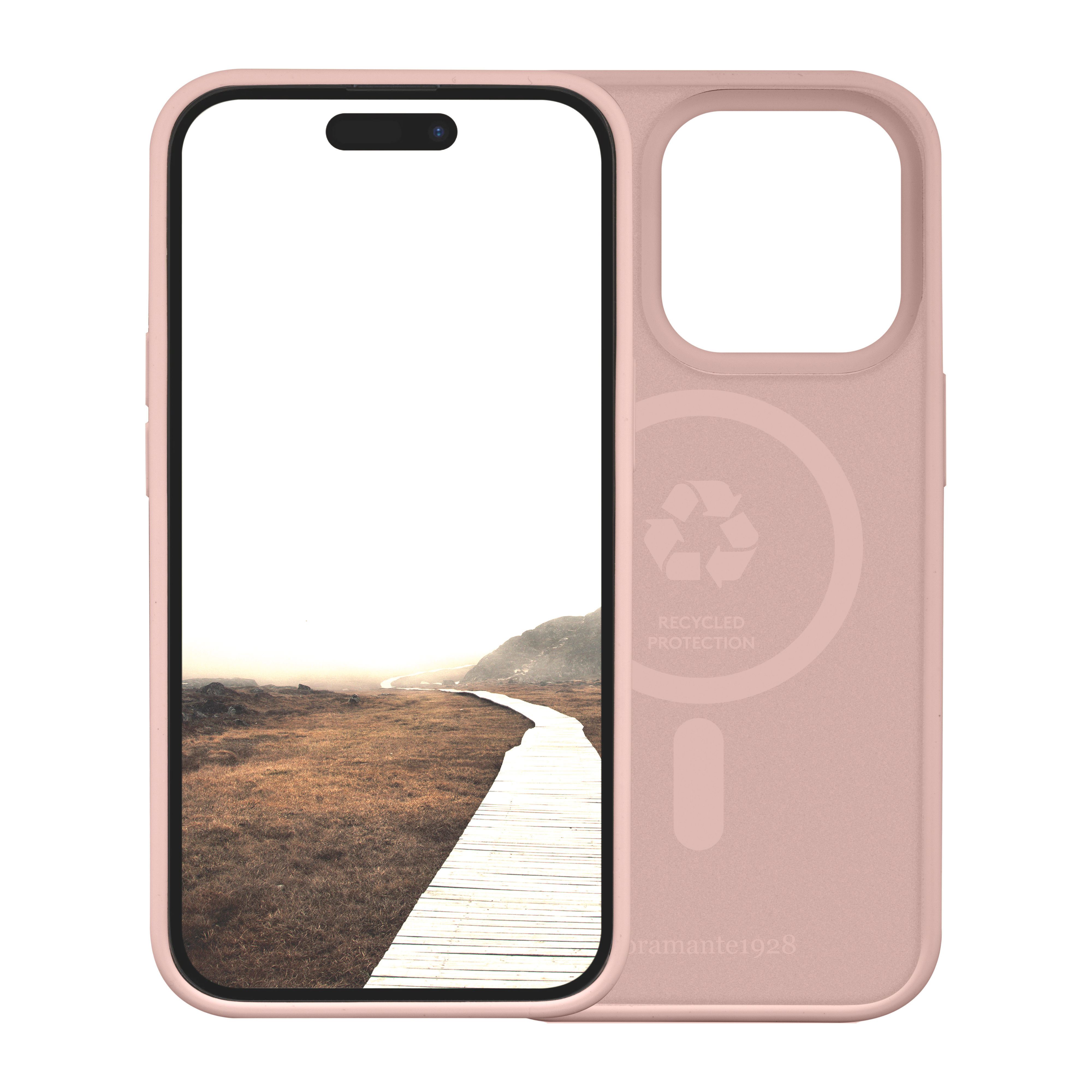 dbramante1928 Monaco MagSafe Case for iPhone 15 Pro Max - Pink Sand