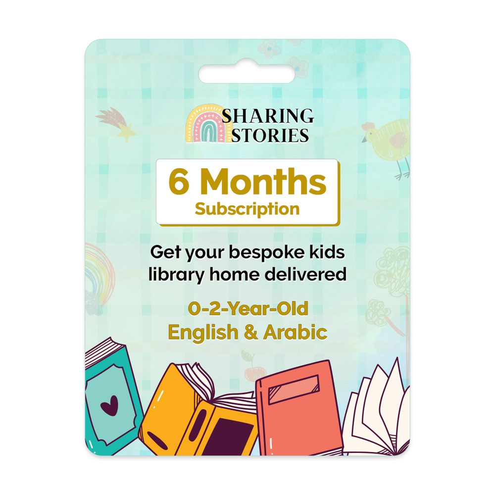 Sharing Stories - 6 Months Kids Books Subscription - Arabic & English (0 to 2 Years)