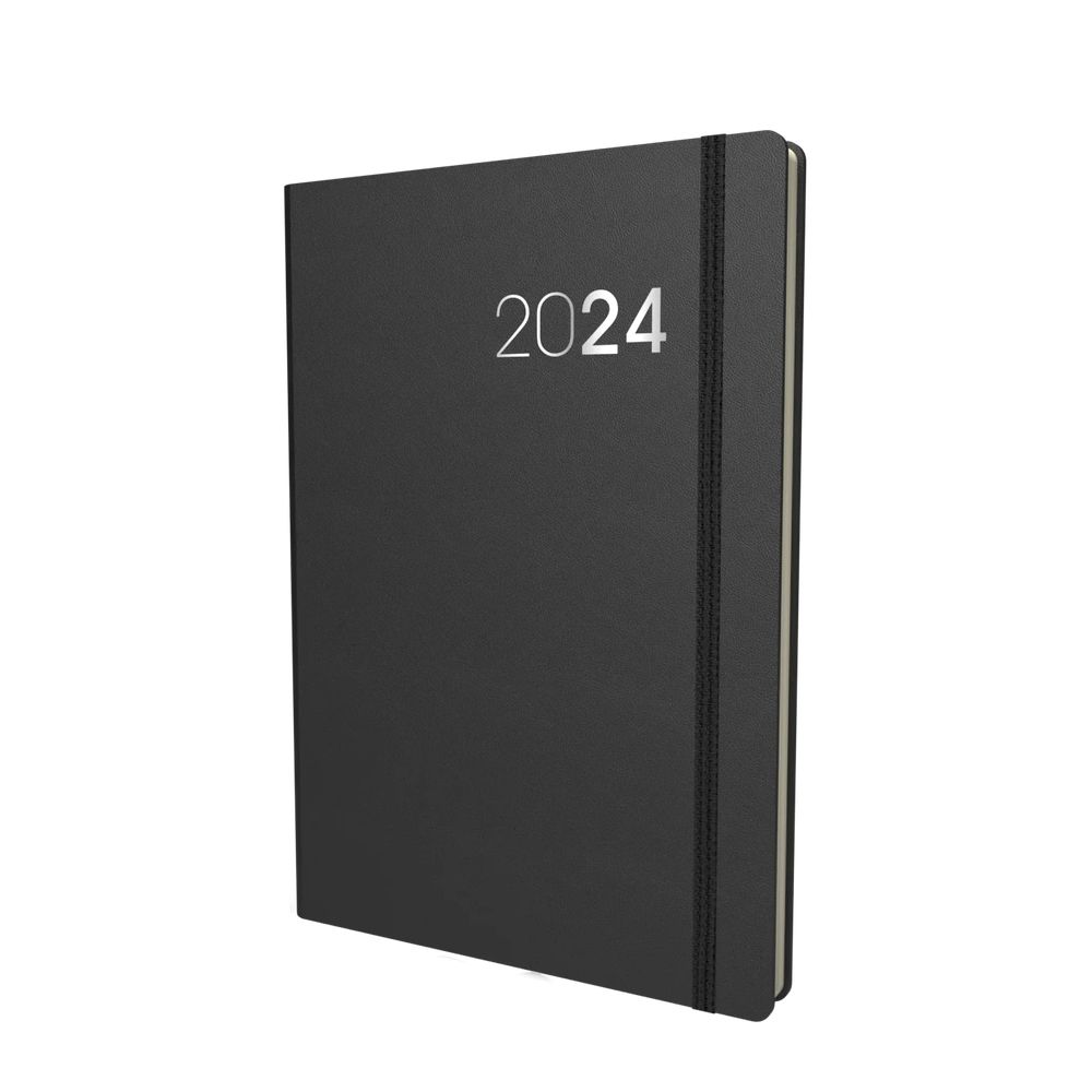 Collins Debden Legacy Calendar Year 2024 A5 Week-To-View Diary - Black
