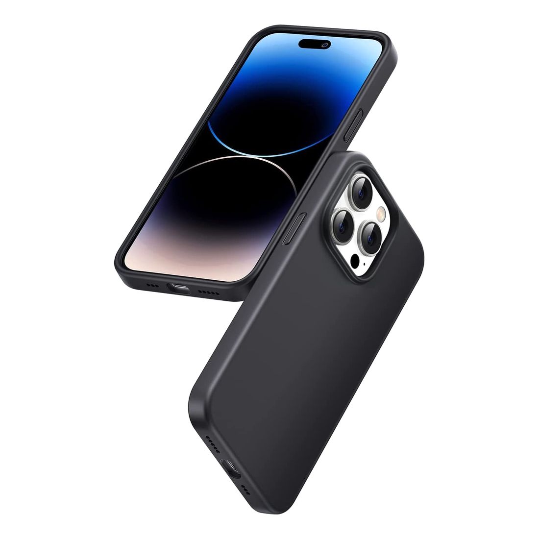 UGreen Silky Silicone Protective Case for iPhone 14 Pro Max - Black
