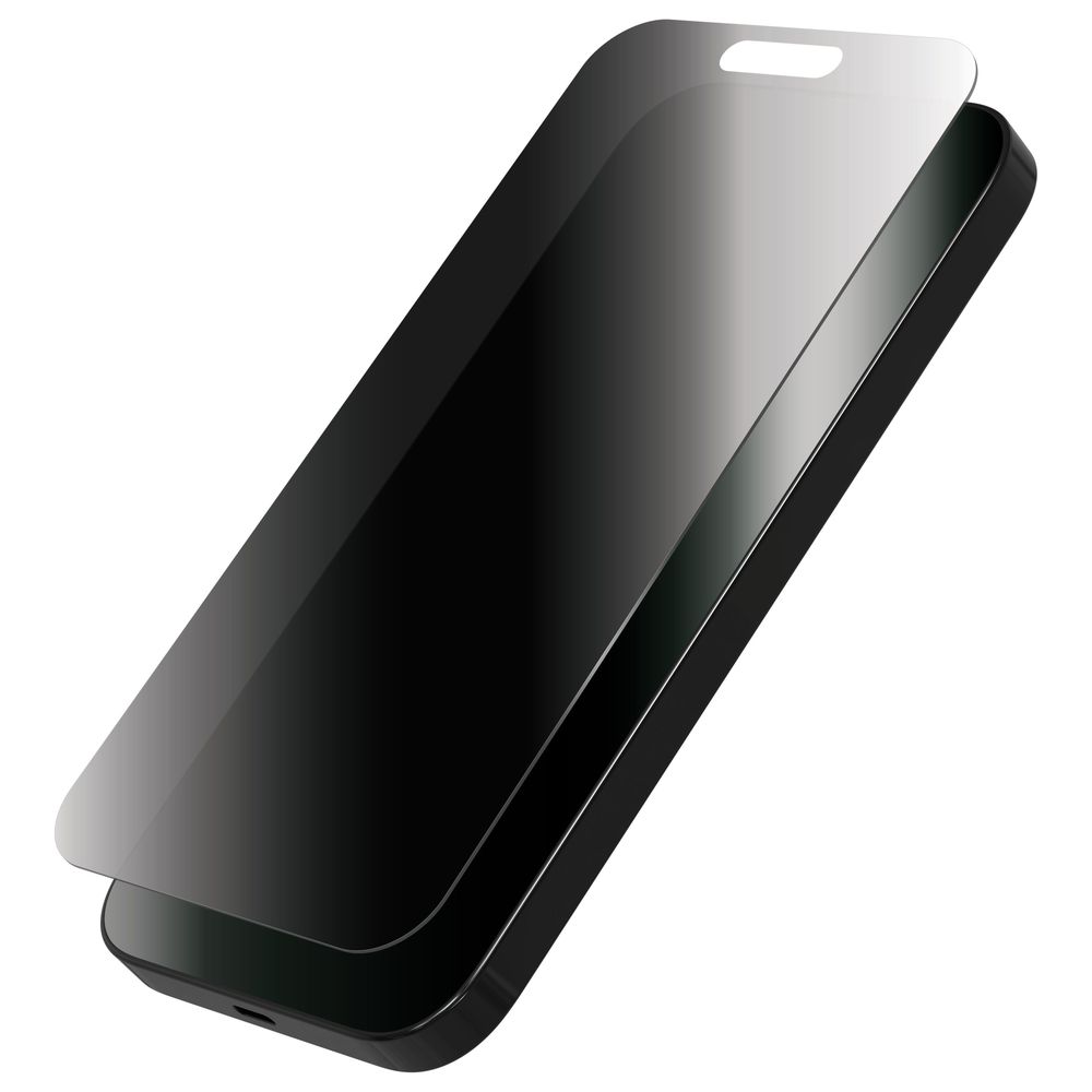 ZAGG InvisibleShield Glass Elite Privacy Screen Protector for iPhone 15 Pro Max