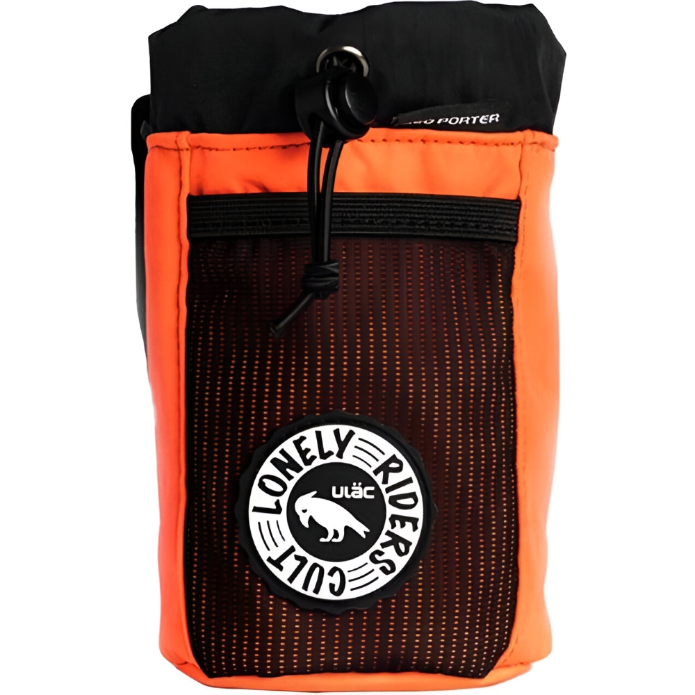 Ulac C-Hold Bicycle Feed Bag 1.0L Orange (Orange-Black)