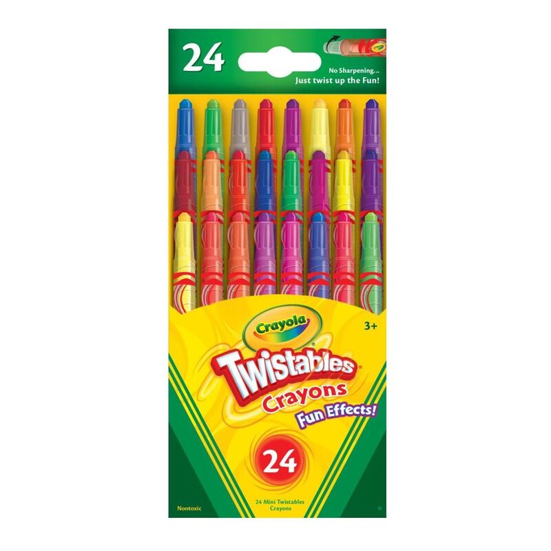 Crayola 24S Mini Twistables Special Effect Crayons