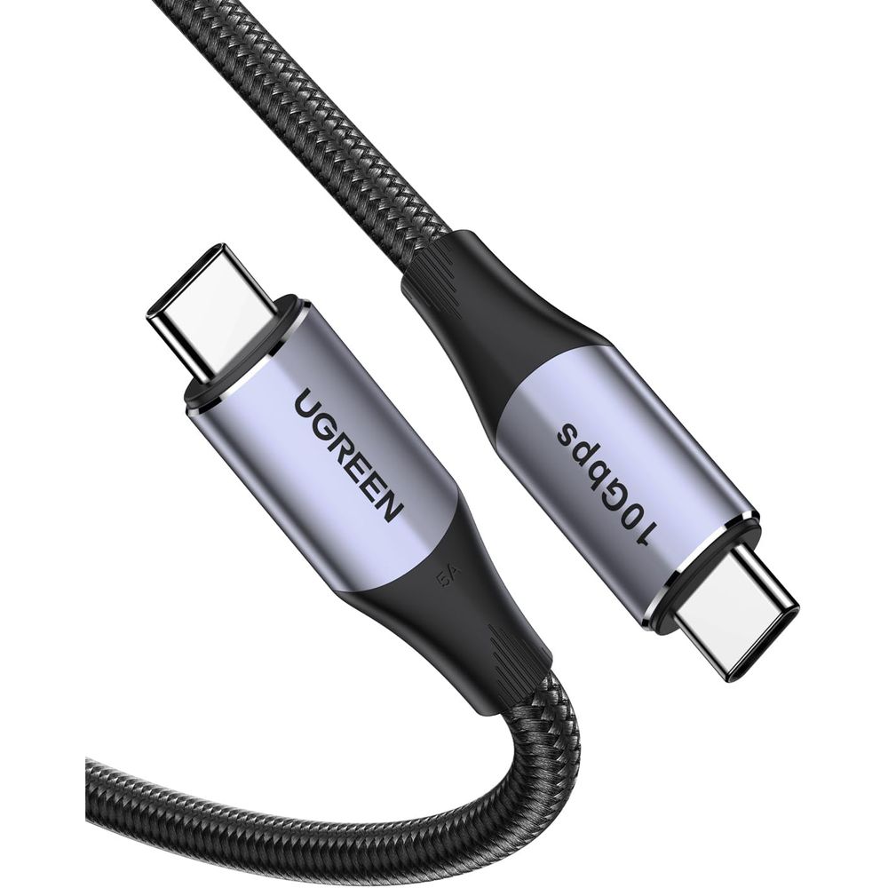 Ugreen USB-C 3.1 Gen2 10Gbps Thunderbolt 3 Cable 1M - Black
