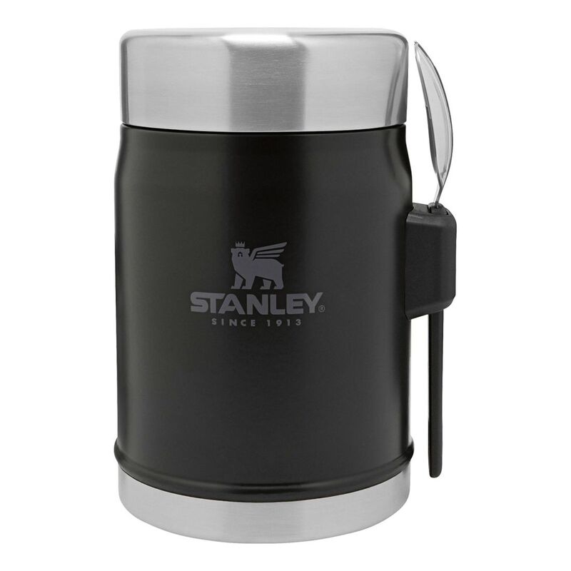 Stanley Classic Vacuum Food Jar + Spork 414ml/ 14oz - Black