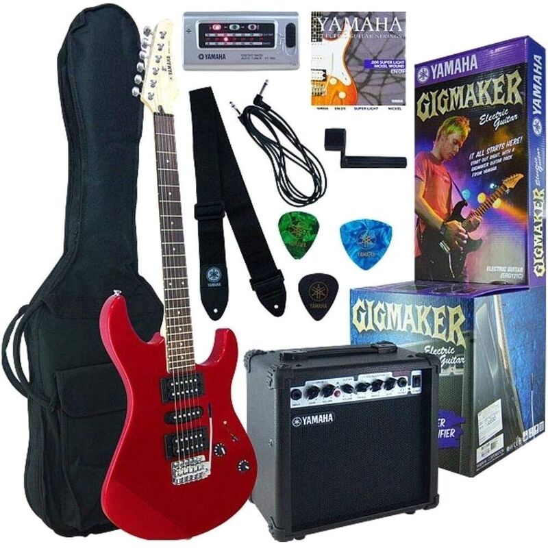 Yamaha ERG121GPII Electric Guitar Pack Metallic Red (Includes Guitar, Amplifier & Accessories)