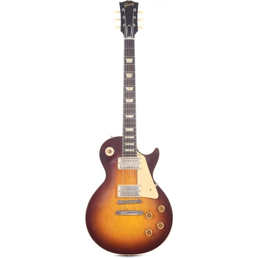 Gibson LPR58ULBBNH1 Les Paul Standard Custom 1958 Reissue Murphy Lab Ultra Light Aged Electric Guitar - Bourbon Burst