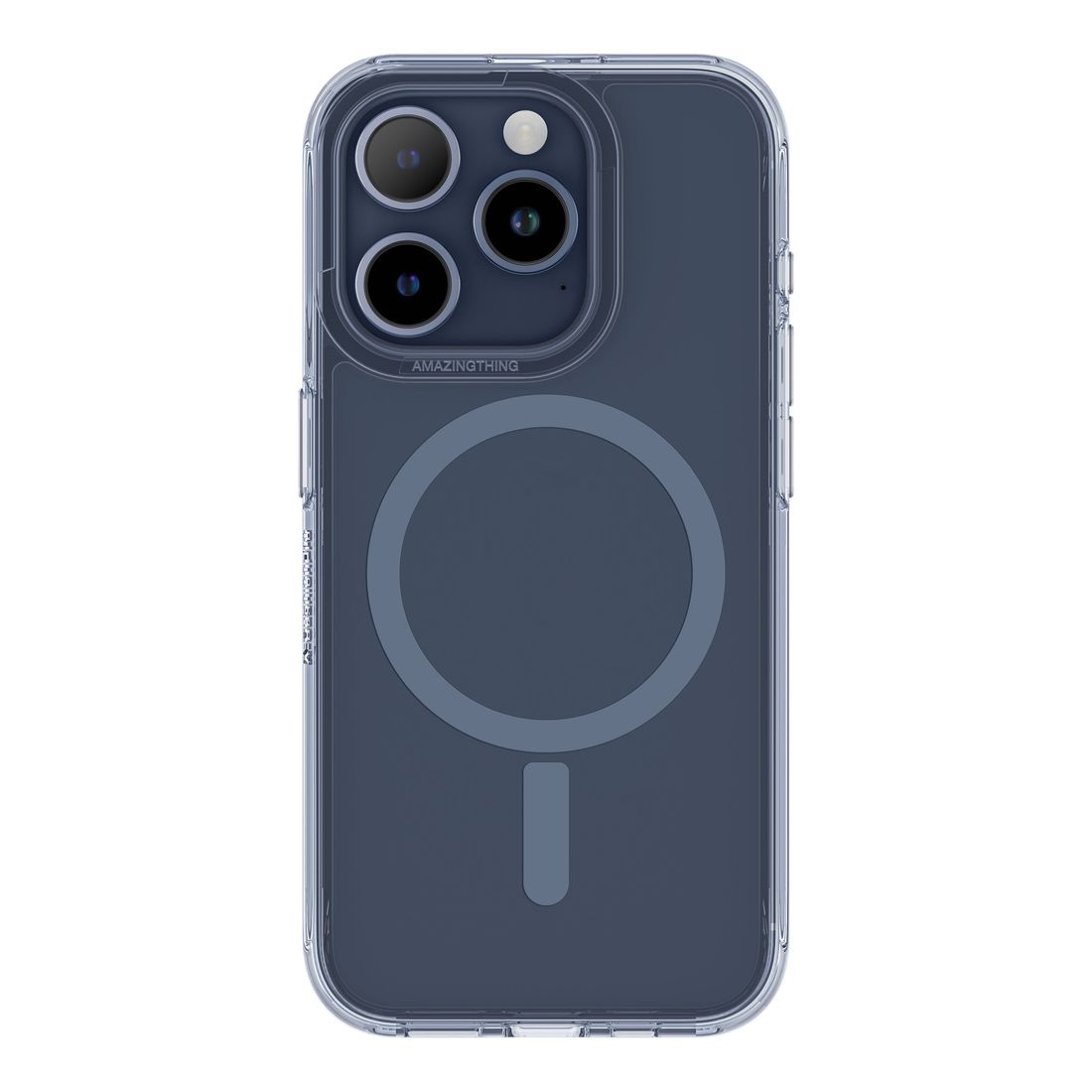 AmazingThing Minimal MagSafe Drop Proof Case for iPhone 15 Pro - Dark Blue