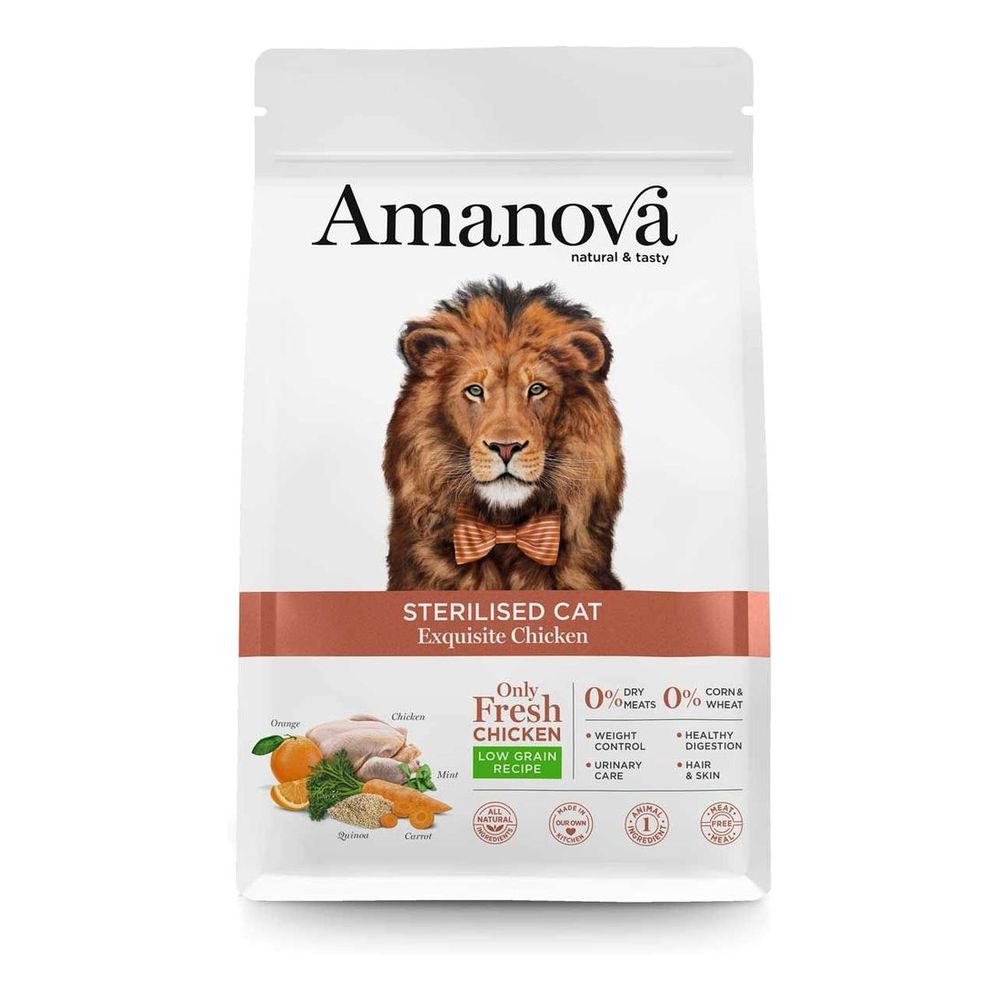 Amanova Dry Sterilized Cat Exquisite Chicken - 300g
