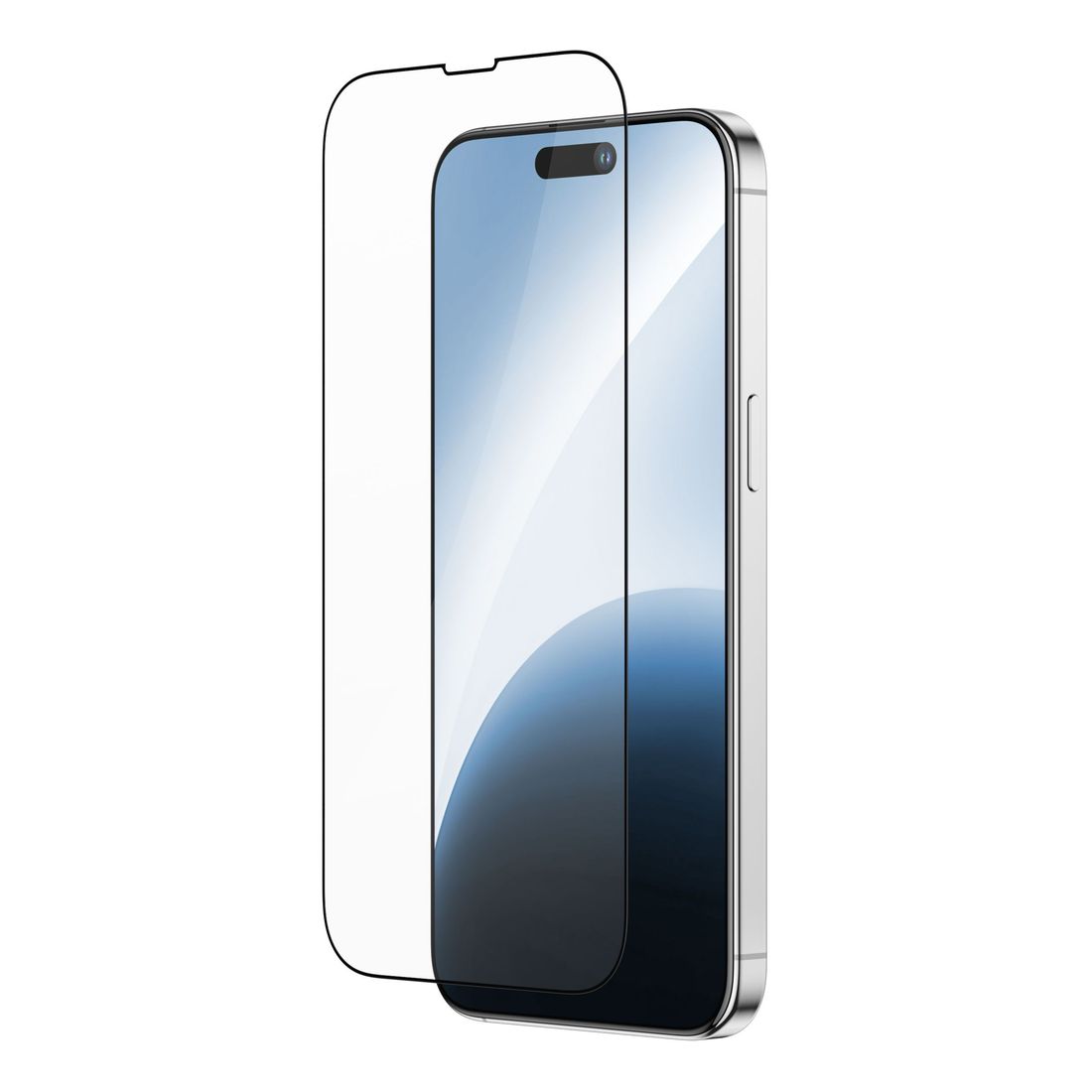 AmazingThing 3D Fully Covered Radix Glass Screen Protector for iPhone 15 Pro