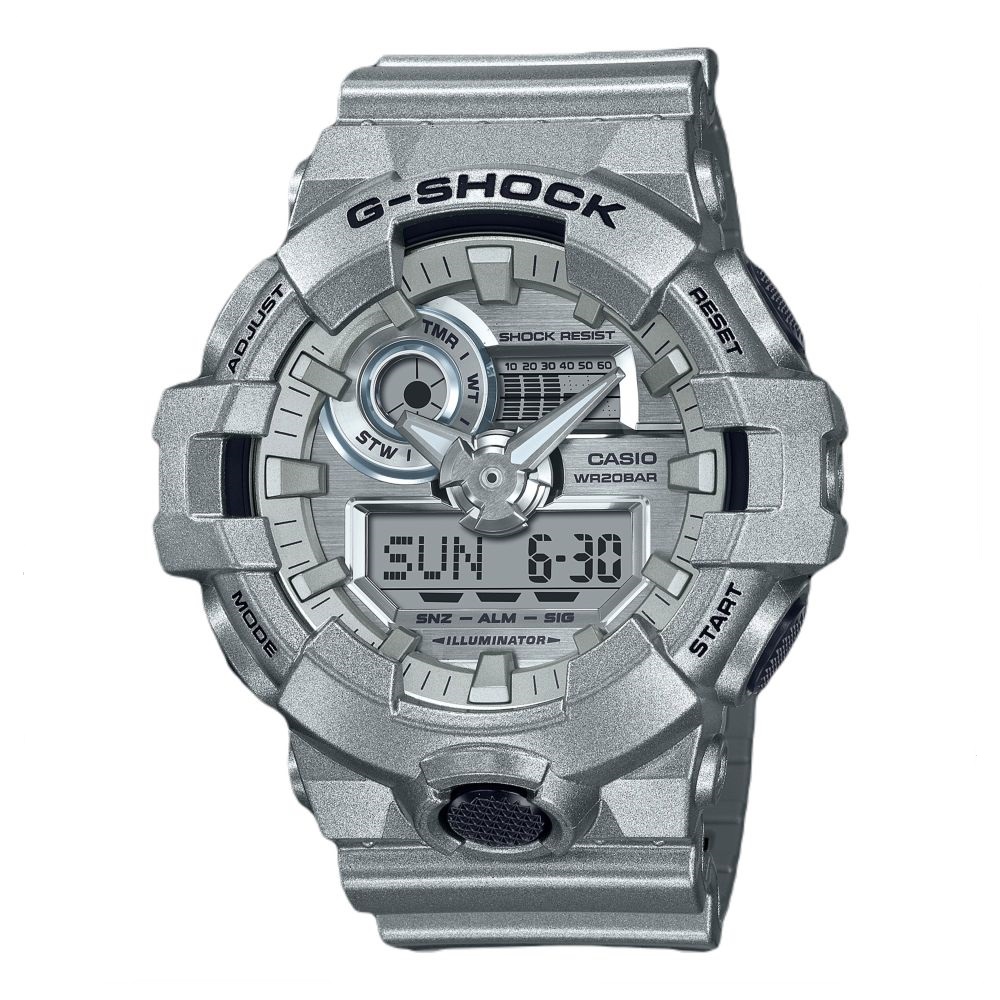 Casio G-Shock GA-700FF-8ADR Analog Digital Men's Watch Silver