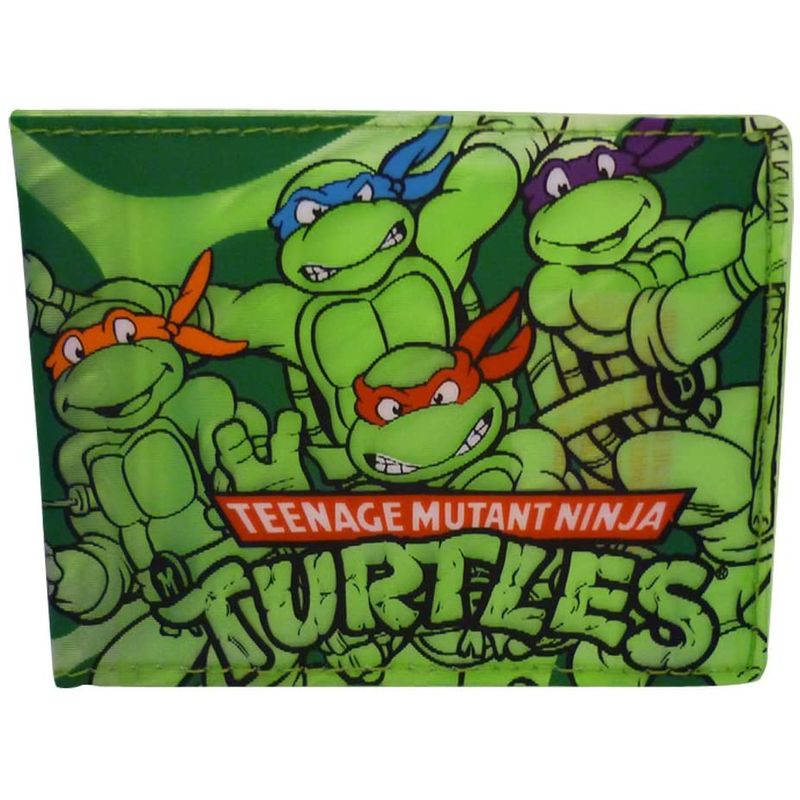 Teenage Mutant Ninja Turtles Green Semi Bifold Wallet