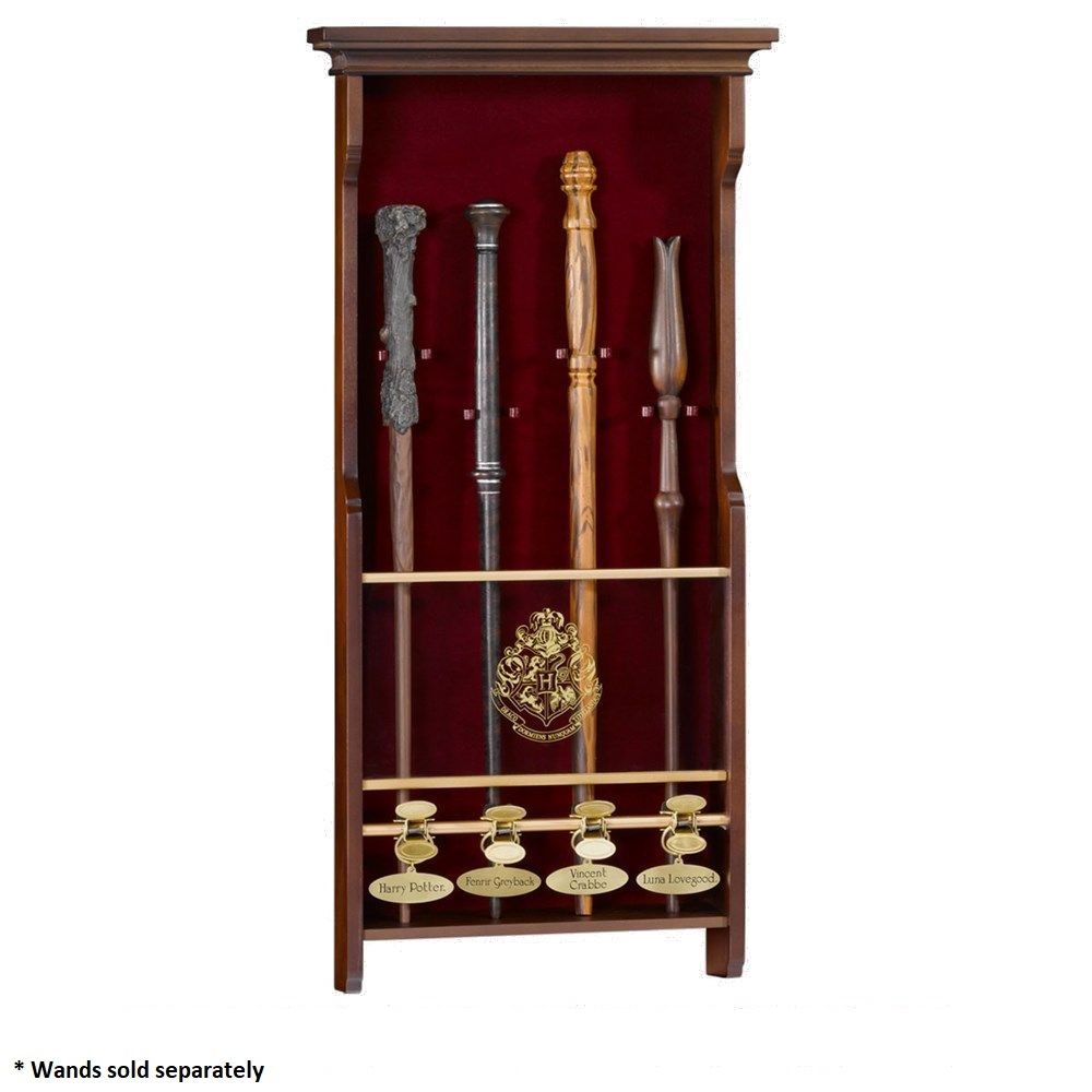 Noble Collection Harry Potter - 4 Wand Display Case (Wands not included)