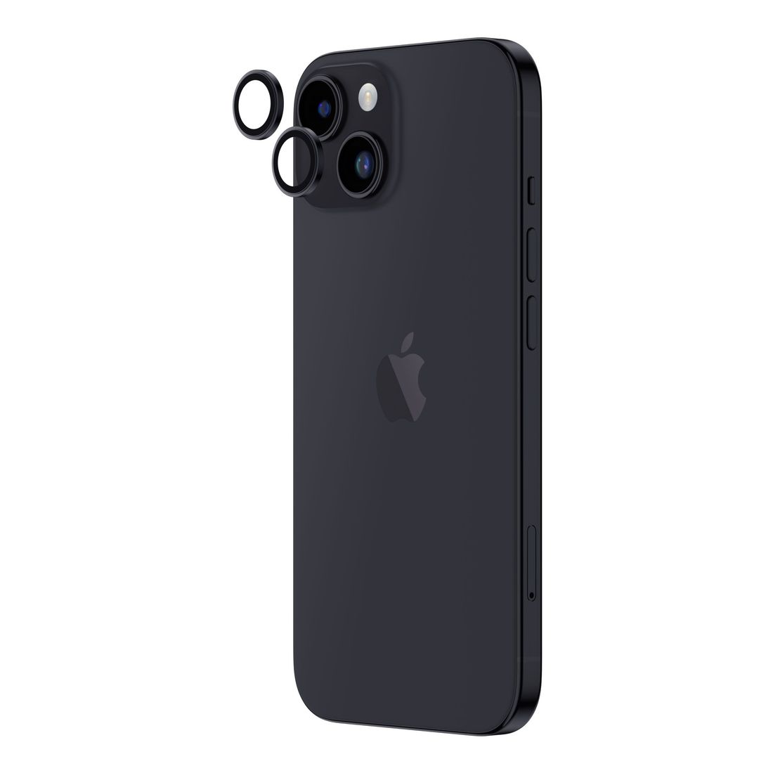 Amazingthing AR 2 Lens Glass Protector for iPhone 15 /15 Plus - Midnight Black