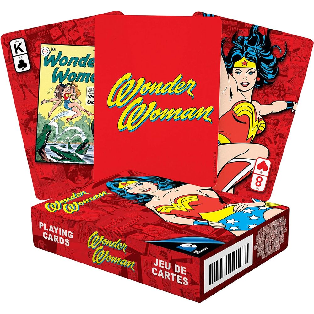 Aquarius DC Comics Retro Wonder Woman Playing Cards