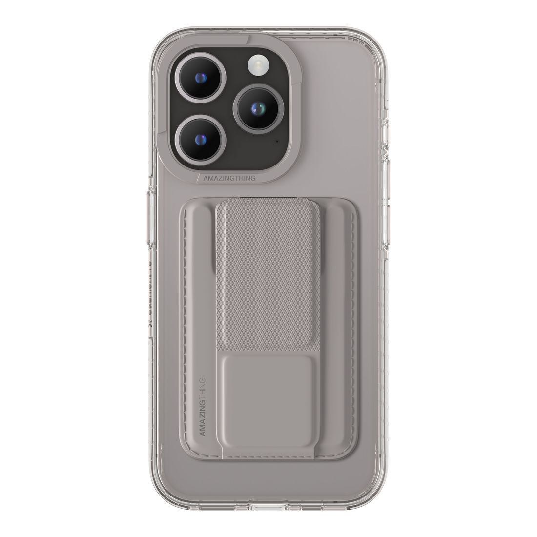 AmazingThing Titan Pro Mag Wallet Drop Proof Case for iPhone 15 Pro - Titan Grey