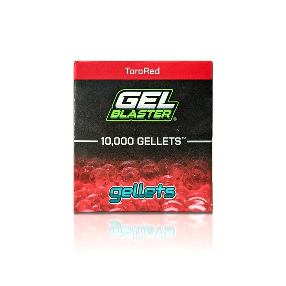 Gel Blaster Gellets - Red (Includes 10000 Gellets)