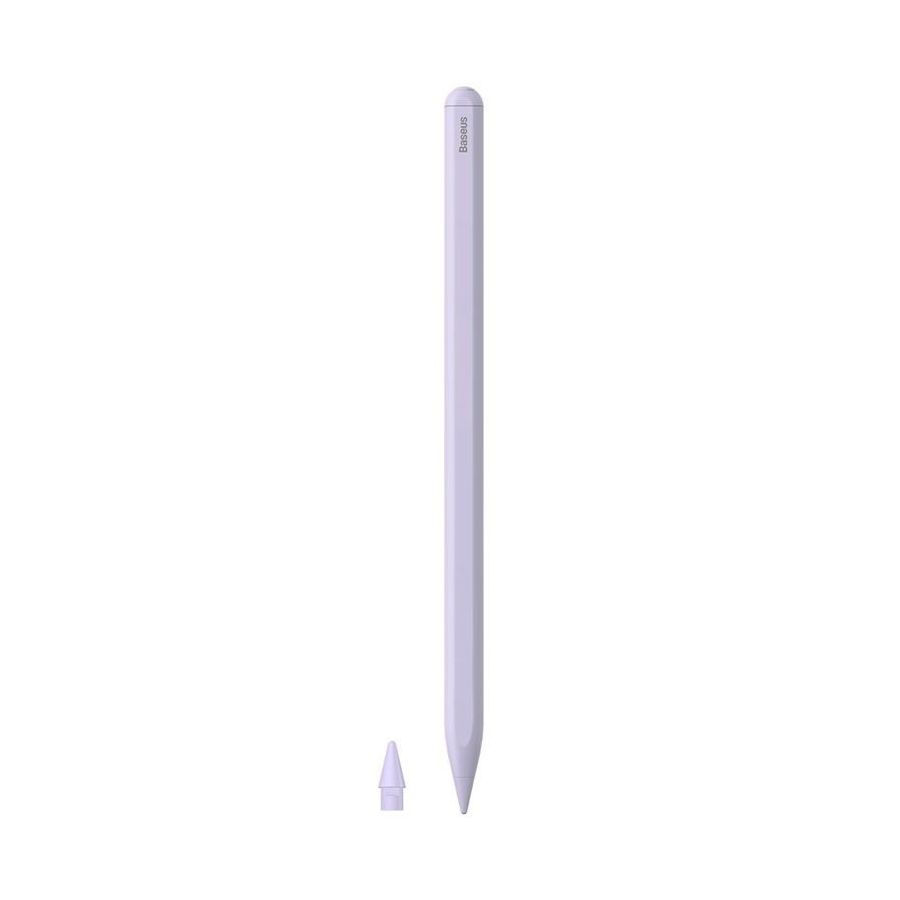 Baseus Smooth Writing 2 Series Wireless Charging Stylus Portable Touch Screen Capacitive Pencil with Nib - Active Wireless Version - Purple