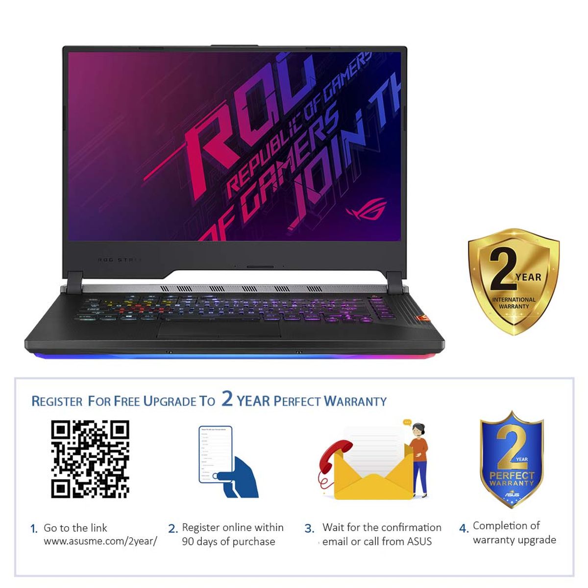 ASUS ROG Strix Scar III G731GV-EV073T Gaming Laptop i7-9750H/16GB/1TB HDD+256GB SSD/NVIDIA GeForce RTX 2060 6GB/17.3 inch FHD/144Hz/Windows 10