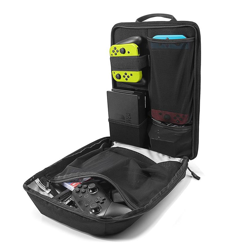 tomtoc Backpack Storage Travel Bag Black for Nintendo Switch