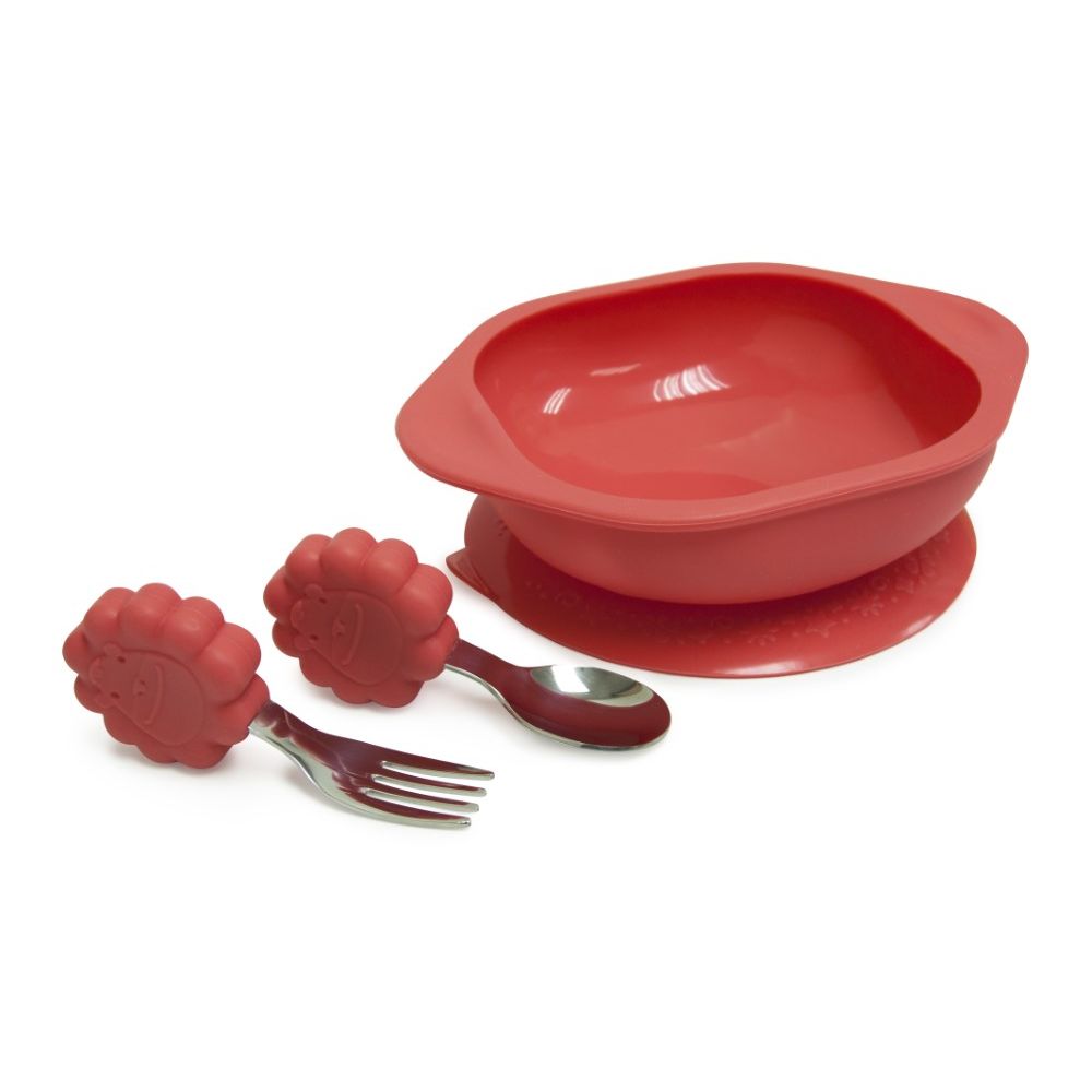 Marcus N Marcus Toddler Mealtime Set Marcus Red