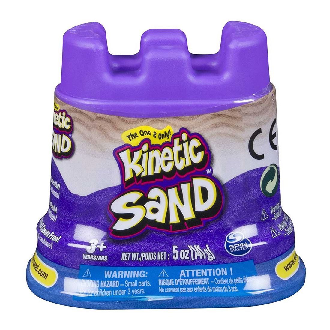 Kinetic Sand Castle Single Container 4.5oz Blue (Assortment - Includes 1)