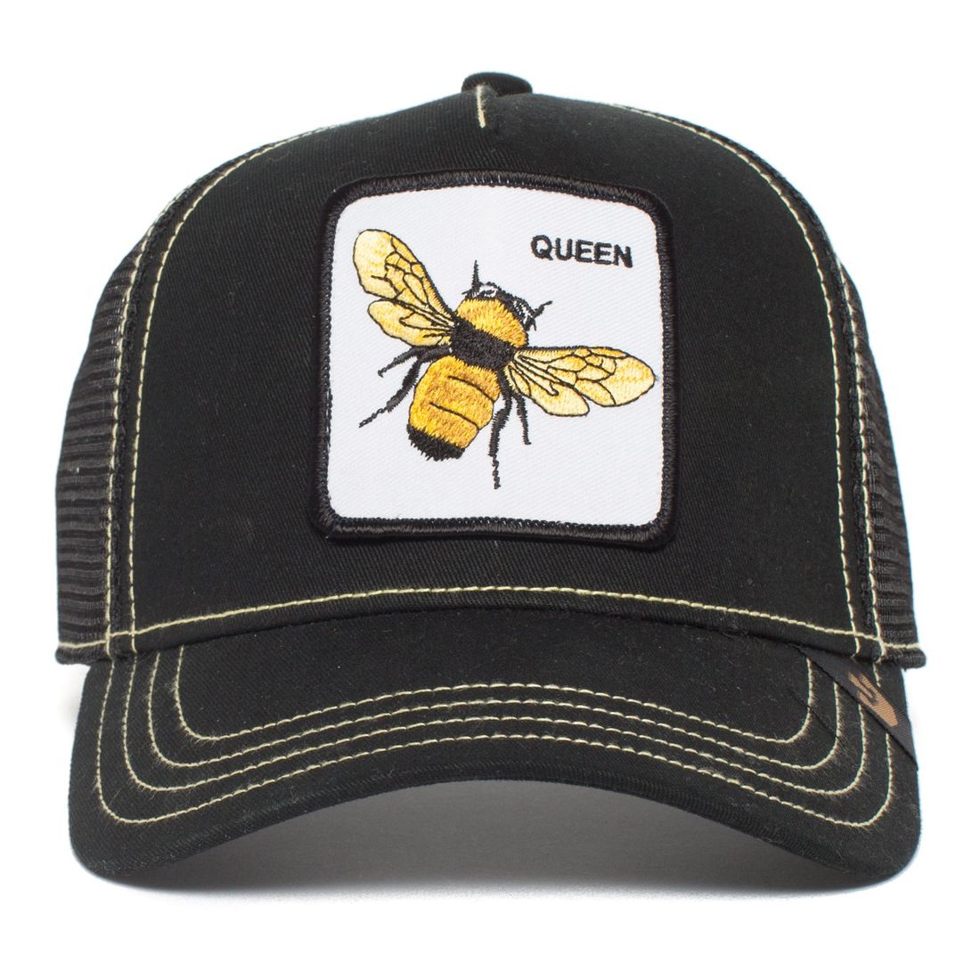 قبعة للجنسين تحمل الملكة النحلة من غورين أسود