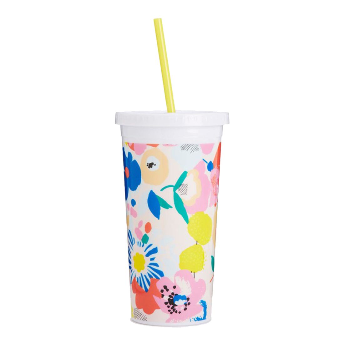 Ban.do Sip Sip Tumbler With Straw Mega Blooms 590ml