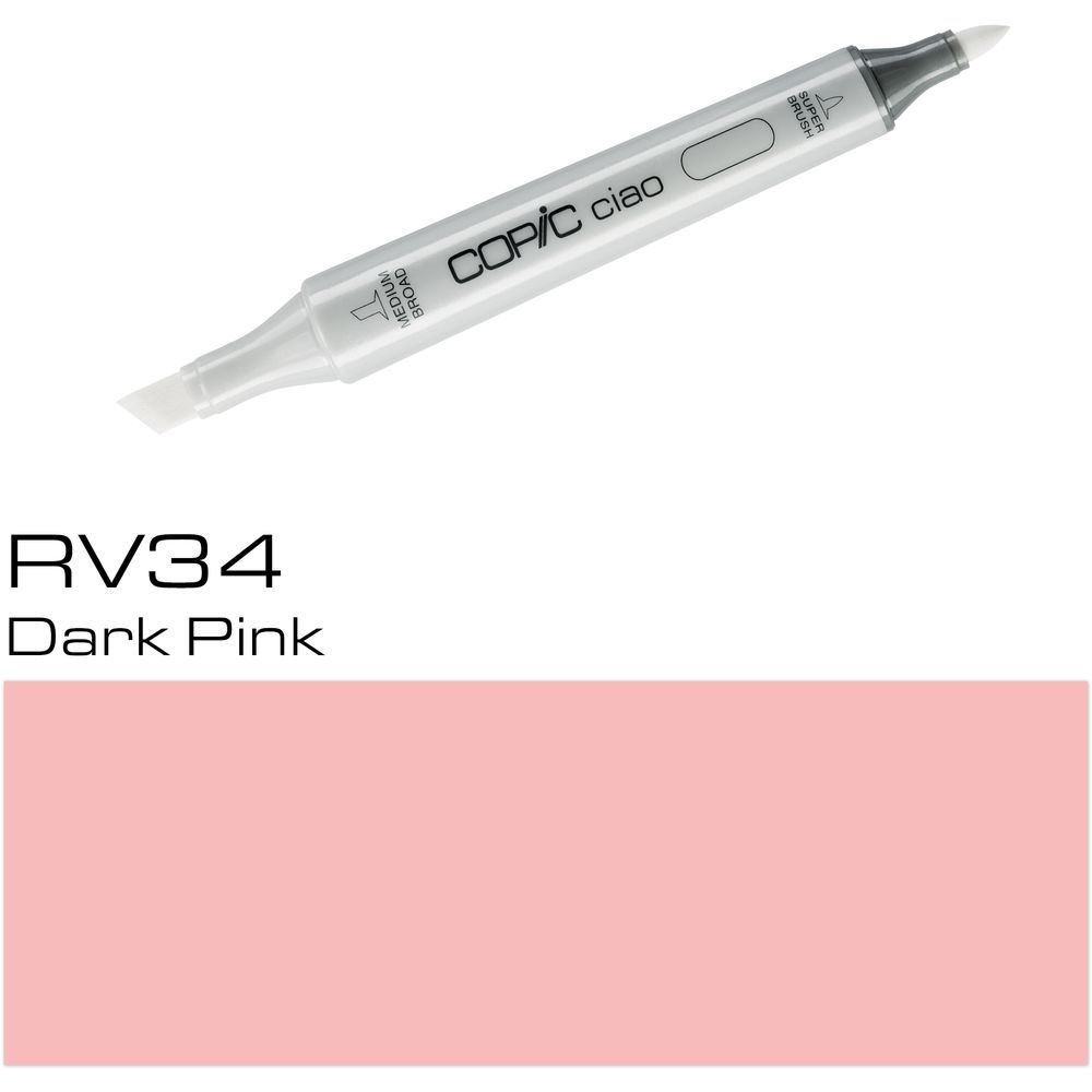قلم ماركر Copic Ciao Rv34 - وردي غامق