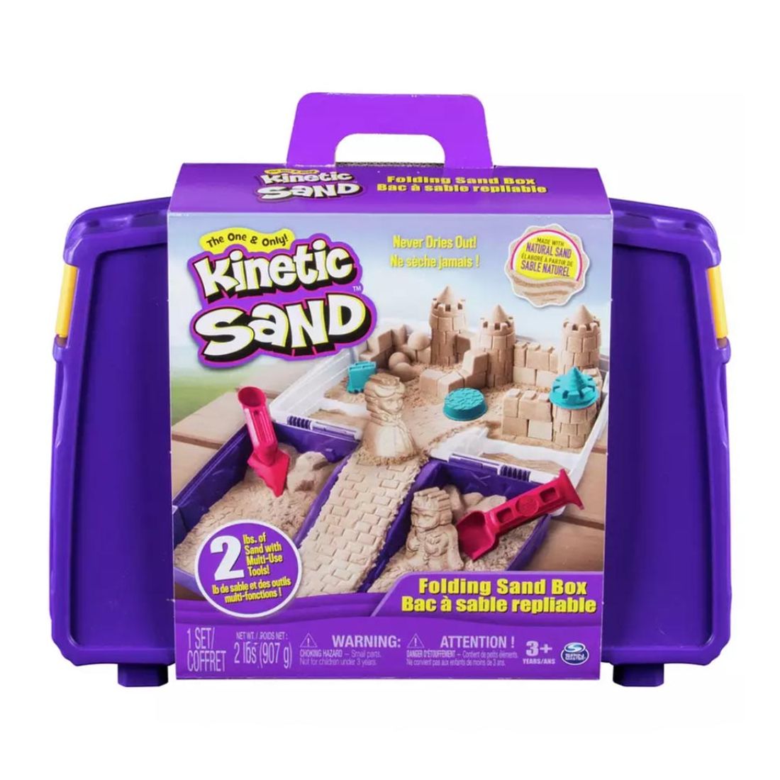 Kinetic Sand 500Etic Sand Folding Sandbox 2Lb