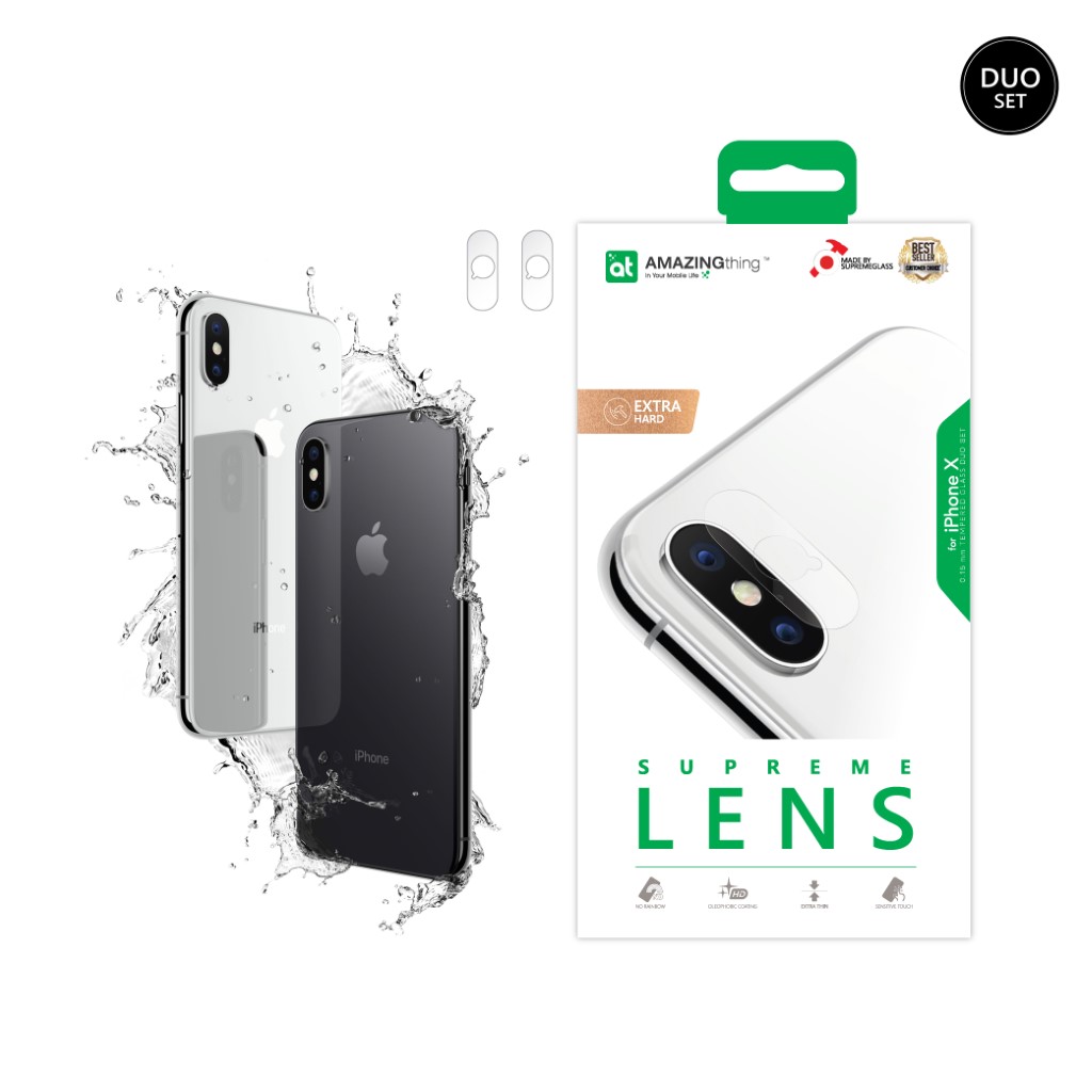 Amazing Thing 0.15mm Soft Supreme Glass Protector for iPhone X (2 Pack)