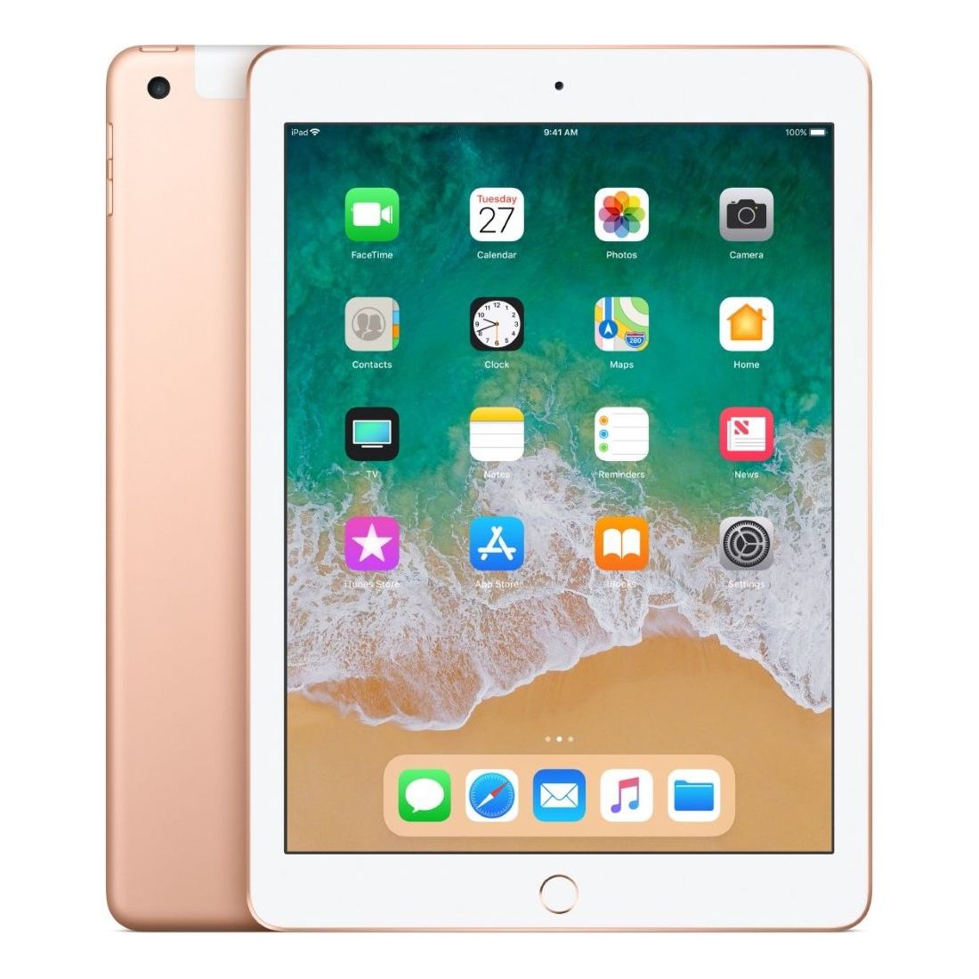 Apple iPad 9.7-Inch 32GB Wi-Fi + Cellular Gold Tablet