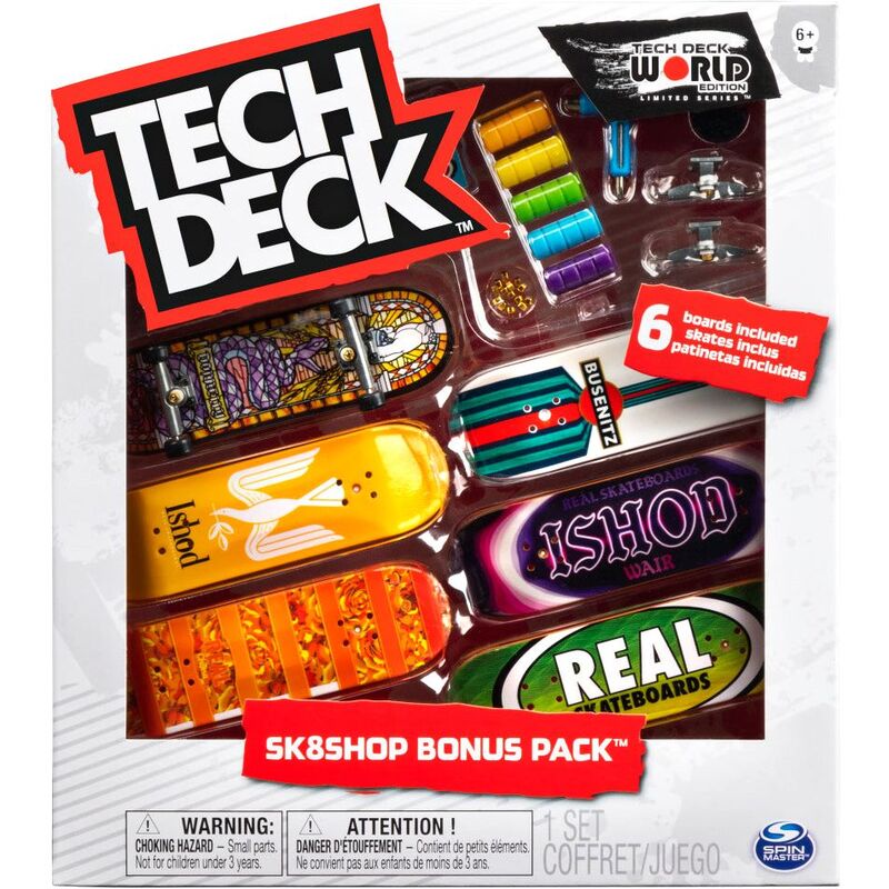 Tech Deck Sk8Shop Fingerboard Bonus Pack Tech Deck Sk8Shop Fingerboard Bonus Pack