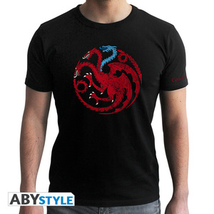 Abystyle Game of Thrones Targaryen Viserion Black Men's T-Shirt M