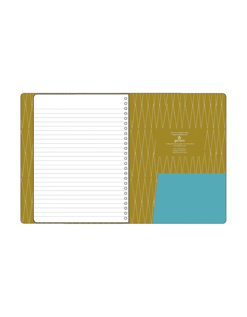 Galison Feathers Deluxe Spiral Notebook