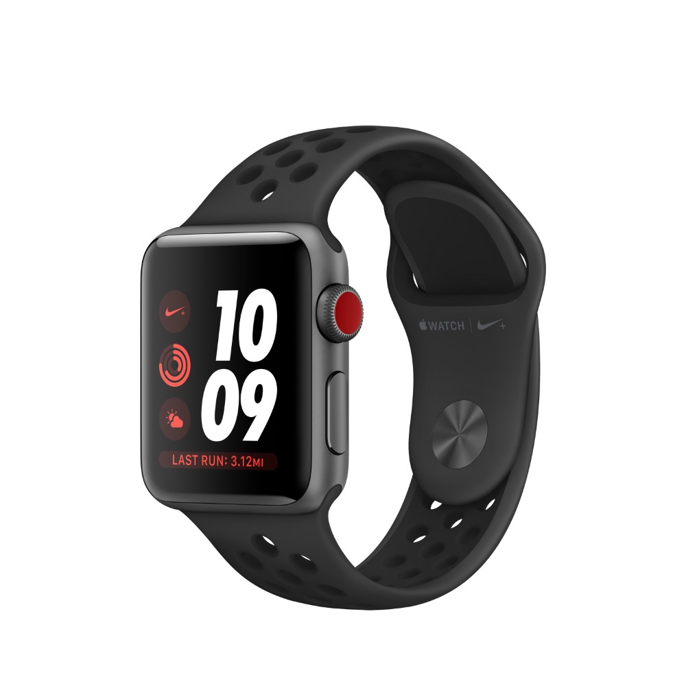 Apple Watch Nike+ GPS + Cellular 38mm Space Grey Aluminium Case with Anthracite/Black Nike Sport Band