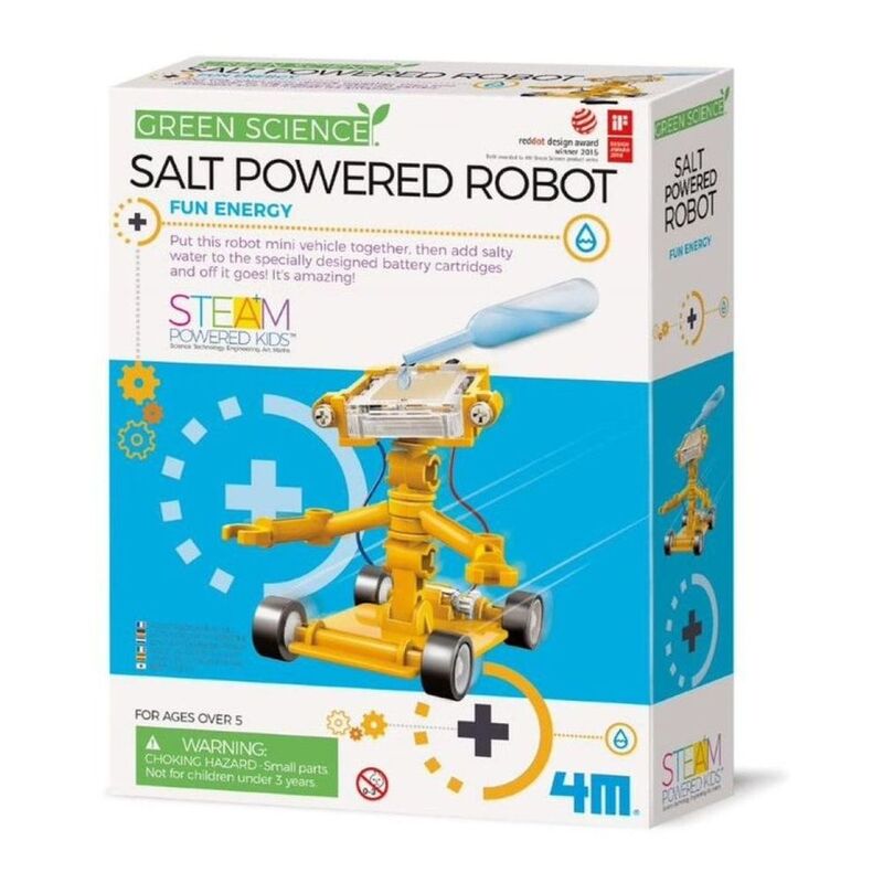 4M Kids Labs/Green Sci-Salt Water Robot 4M Kids Labs/Green Sci-Salt Water Robot