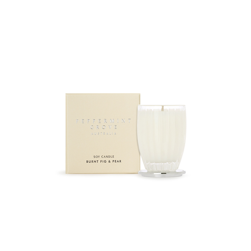Peppermint Grove Burnt Fig & Pear Candle 60g
