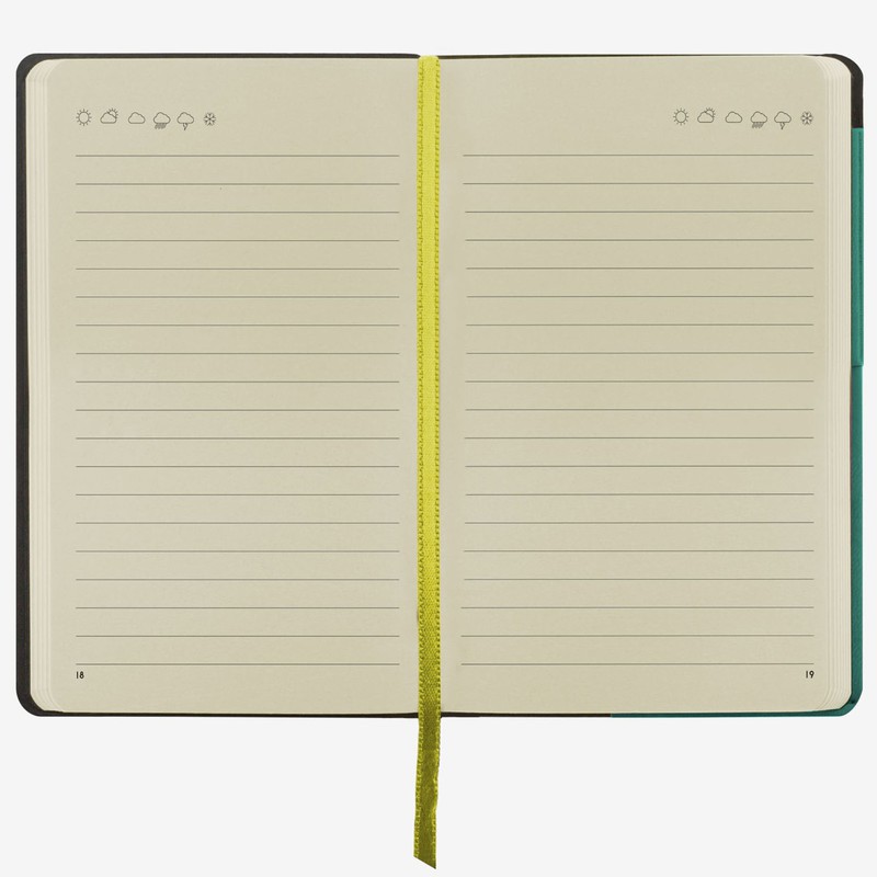 Legami Large Lined Turquoise My Notebook