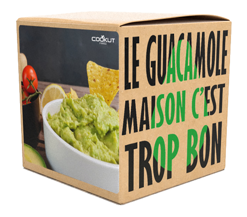 Cookut 3-in-1 Tool for Guacamole Black and White