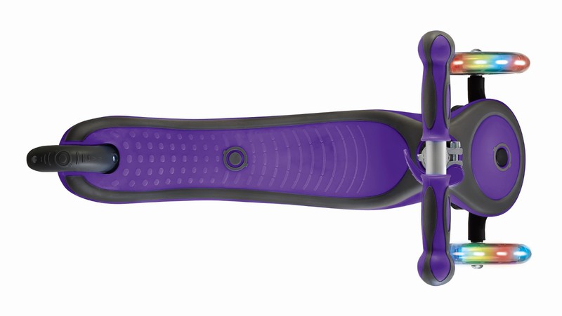 Globber Primo Plus Lights V2 Violet Adjustable Scooter